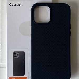 Spigen Liquid Air Phone Case, black, for iPhone 12 Pro Max, new in box